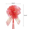 Unique Bargains Bright Metallic Gift Wrapping Large Pull Bow Ribbon for Wedding 5 Pcs - 2 of 4