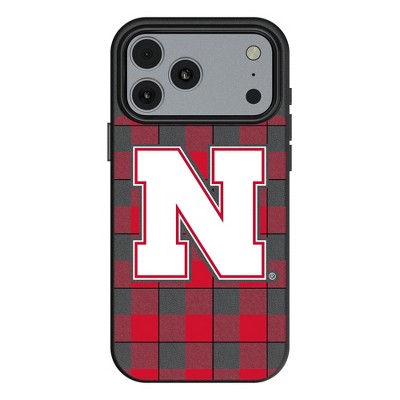 NCAA Big Ten Universities Plaid MagSafe Compatible Cell Phone Case for Apple iPhone 17 Series
