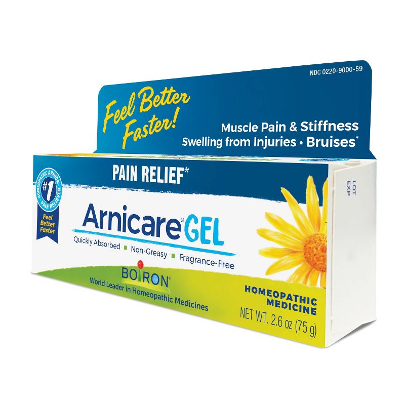 Boiron Arnicare Gel for Relief of Joint Pain, Muscle Pain, Muscle Soreness, and Swelling from Bruises or Injury Non-greasy and Fragrance-Free - 2.6 oz, 6 of 10