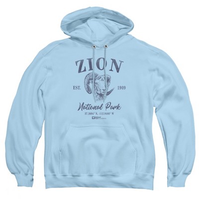 Men's Zion National Park Bighorn Sheep Icon Pull-Over Hoodie