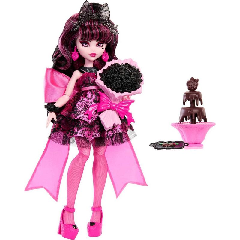 Monster High Draculaura Fashion Doll in Monster Ball Party Dress with Accessories, 4 of 7