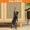 FUFU&GAGA Cat Cabinet Organiser Sisal Cabinet Doors Safe and Natural - 4 of 4