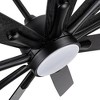 BestParts 62" Modern Farmhouse Ceiling Fan - Black Plywood Blades, Smart App Control, Energy-Saving Motor - 2 of 4