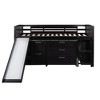 Twin Size Loft Bed with Cabinets, Shelves and Slide - 4 of 4