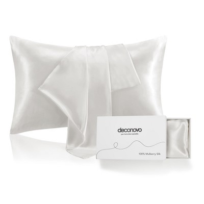 Deconovo 100% Mulberry Silk Pillowcase – 22 Momme