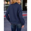 Imily Bela Womens Casual Loose Zip Up Long Sleeve Sweatshirt Jacket with Pockets Outerwear - 4 of 4