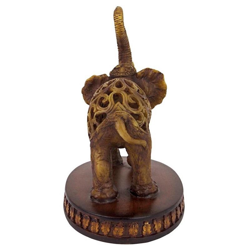Design Toscano Jali Elephant Sculpture (Small), 4 of 7