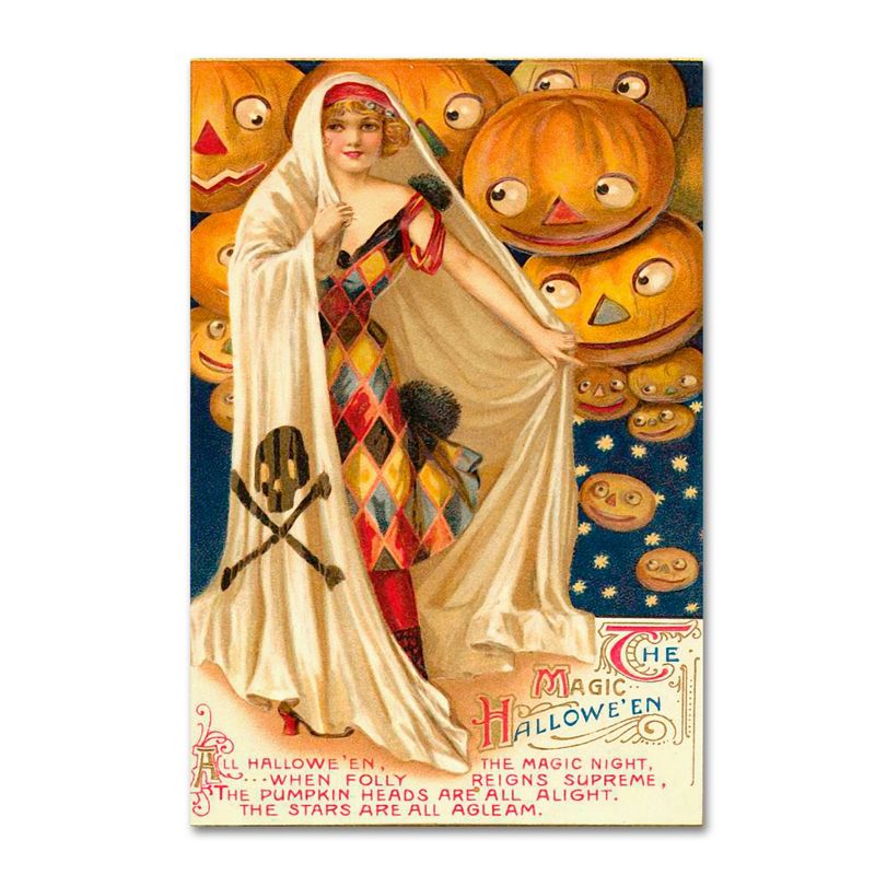 Trademark Fine Art -Vintage Apple Collection 'Halloween Nine' Canvas Art, 2 of 4