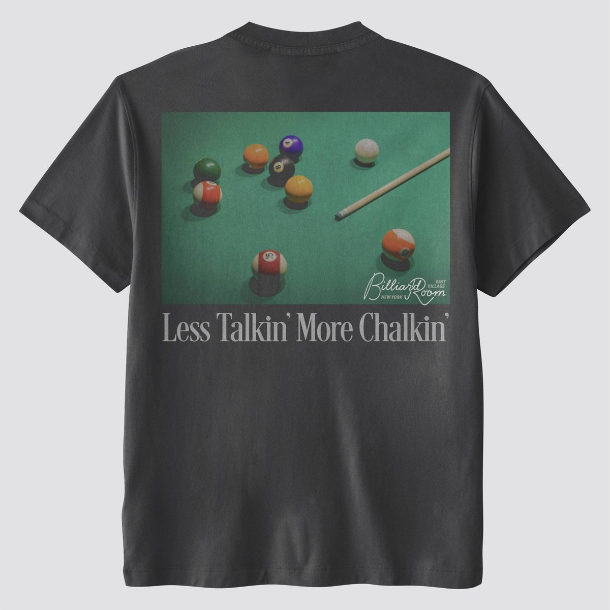 Мужские футболки Special Thanks Men's Billiards Short Sleeve Graphic T-Shirt - Dark Gray S — фото 2