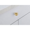 Elegant Lighting Kadea 1.2Inch Diameter Brushed Gold Mushroom Knob Multipack (Set of 10) - 3 of 4