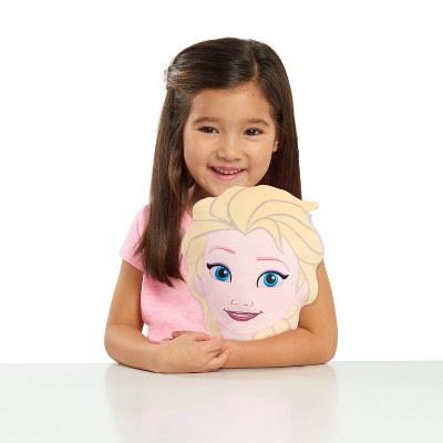 Photo 2 of Just Play Disney Frozen 2 Character Head 13.5-inch Plush Elsa, Soft Pillow Buddy Toy for Kids