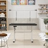 46" Electric Grooming Table Set of 3, Heavy Duty Dog Grooming Table w/PVC Non-Slid Mat - 2 of 4