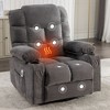NicBex Massage Recliner Chair with Heating Modern Power Lift Accent Chair with Side Pocket and USB Port for Living Room, Bedroom - 4 of 4