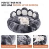 Racxily Upgraded Paw Shape Soothing Round Pet Bed - for Indoor Cats & Small/Medium Dogs, Soft, Machine Washable, Cotton - 4 of 4