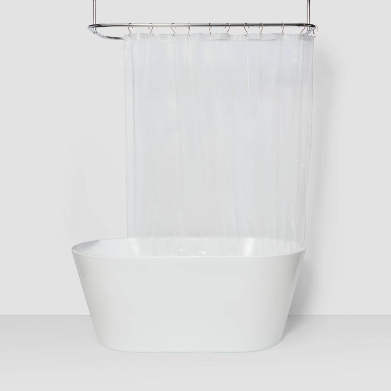 PEVA Light Weight Shower Liner Clear - Room Essentials&#8482;, 1 of 8