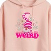 Women's - Disney - Alice In Wonderland Cropped Graphic Hoodie - 2 of 3