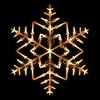 Northlight 16" White Lighted Snowflake Christmas Window Silhouette - 2 of 4