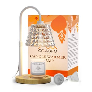 Candle Warmer Lamp With Timer - Adjustable Heigh, 4 Levels Dimmable - 1 of 4