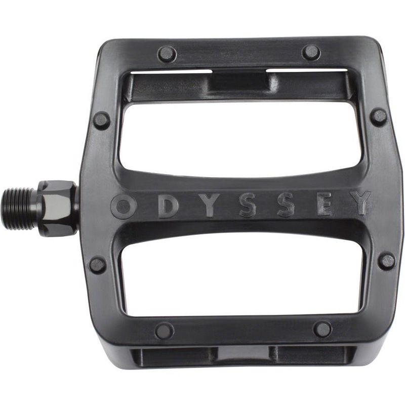 Odyssey Grandstand V2 PC Platform Pedals 9/16" Chromoly Concave Composite Black, 4 of 5
