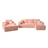 XIZZI Modular Sectional Sofa Couch, L/U-Shape Upholstered Couch, Modern Minimalist Couches for Living Room, Free Combination Deep Seat Corner Couch - 2 of 4