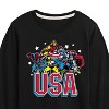 Boys' - Marvel - USA Long Sleeve Graphic T-Shirt - 2 of 4