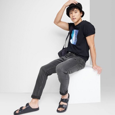 Оригинальные мужские джинсы средней посадки Slim Fit с полной посадкой зауженные к низу в тяжелом весе 2590₽