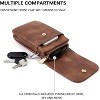 Vegan Leather Small Crossbody Bags for Women Designer Cell Phone Bag Wallet Purses Adjustable Strap - 4 of 4