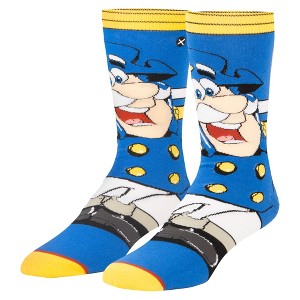 Cap'n Crunch Breakfast Cereal Socks for Adults, Fun Colorful Character Themes - 1 of 4
