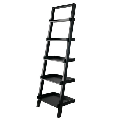 69.36" Bellamy Leaning Shelf Black - Winsome