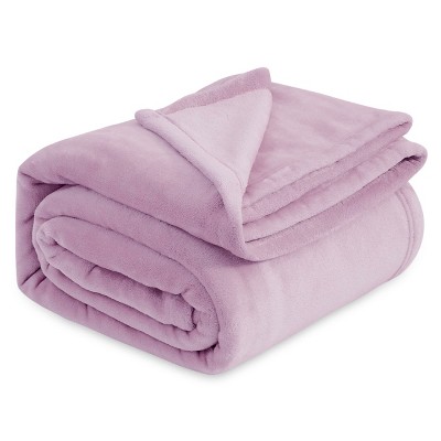 Bedsure | Flannel Blanket Solid 280GSM Soft Fuzzy Plush  Bed Blanket