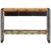 vidaXL Console Table Entryway Table Hallway Side Table Furniture Solid Wood - Solid Reclaimed Wood - 2 of 4