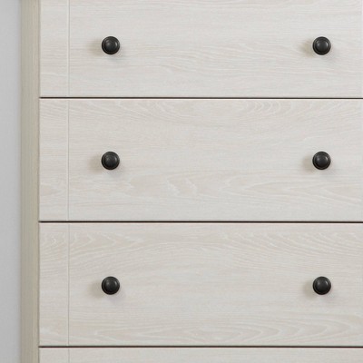 Winter Oak Cottage 5-Drawer Combo Dresser