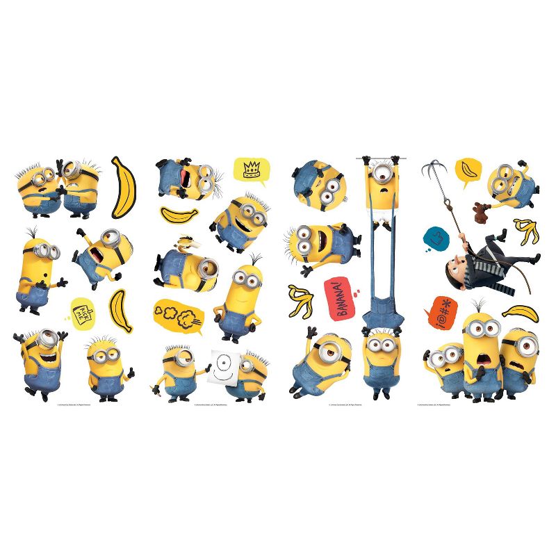 Minions 2 Peel and Stick Kids&#39; Wall Decals - RoomMates, 3 of 8