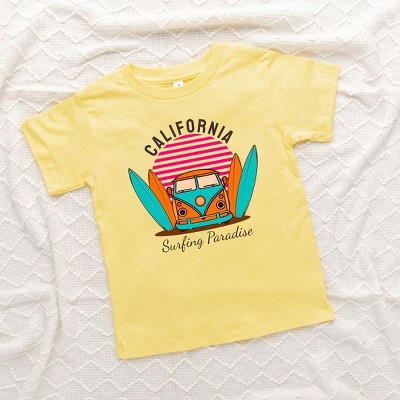 The Juniper Shop California Surfing Paradise Toddler Short Sleeve Tee