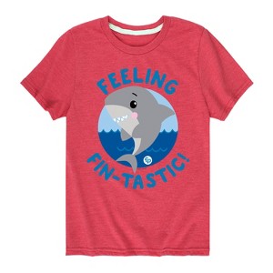 Boys' - Fisher Price - Feeling Fintastic Shark Short Sleeve Graphic T-Shirt - 1 of 4