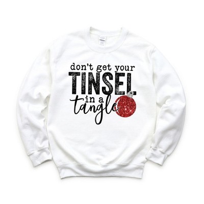 Simply Sage Market Women's Graphic Sweatshirt Tinsel In A Tangle Bulb