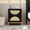 Allen 2 Drawer side table, Display Rack for Bedroom and Living Room, Nightstand - 3 of 4