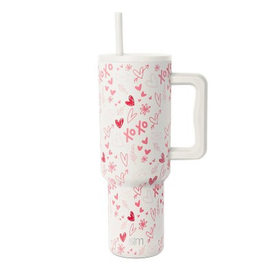 Simple Modern 40oz Love Doodles Straw Tumbler