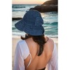 Anna-Kaci Crochet Raffia Sun Hat with Wide Brim and Bow Detail Foldable Summer Beach Hat for Stylish Sun Protection - 2 of 4