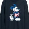 Men's - Disney - Mickey Flag Pattern Long Sleeve Graphic T-Shirt - 2 of 4