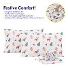 Printed Holiday 4pc Sheet Sets, Easy Care, Soft & Wrinkle-Resistant Holiday Bedding by Sweet Home Collection™ - 3 of 4