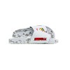 Men's White/Red Louisville Cardinals Slydr Pro Slide Sandals