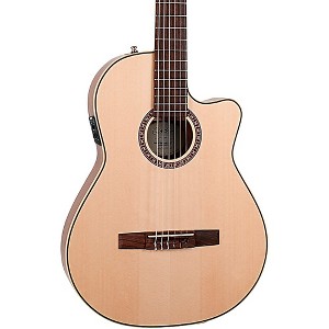 Godin Arena Mahogany CW Clasica II Cutaway Classical Electric Guitar Natural - 1 of 4