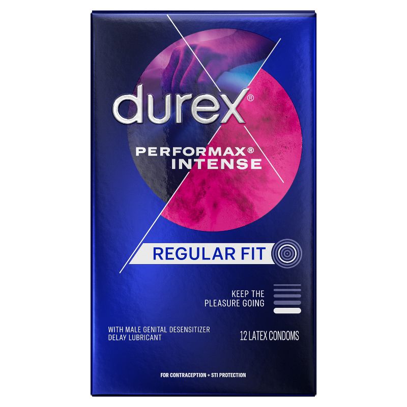 Durex Performax Intense Ultra Thin Lube Condoms - 12ct, 1 of 17
