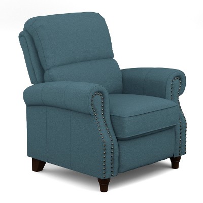 Push Back Recliner Chair Blue - Prolounger : Target