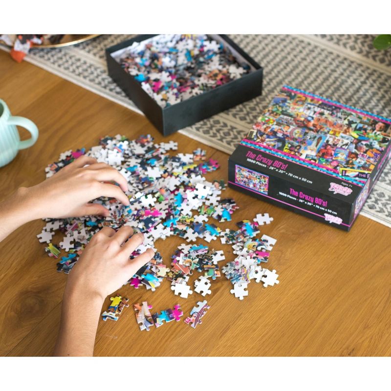 Toynk The Crazy 80's! Retro Puzzle For Adults And Kids | 1000 Piece Jigsaw Puzzle, 5 of 8