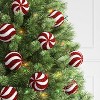 9ct Christmas Tinsel Ball Candy Cane Stripe - Wondershop™ - 2 of 4