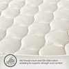 Whisper Organics, 100% Organic Cotton Mattress Protector, a Breathable, Quilted, Fitted Mattress Pad Cover, GOTS Certified, Ivory Color - 2 of 4