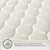 Whisper Organics, 100% Organic Cotton Mattress Protector, a Breathable, Quilted, Fitted Mattress Pad Cover, GOTS Certified, Ivory Color - image 2 of 4