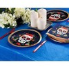 Juvale 3 Pack Plastic Royal Blue Tablecloth for Parties, Rectangular Disposable Table Cover for Birthday, Graduation Party Supplies, 54 x 108 In - 4 of 4
